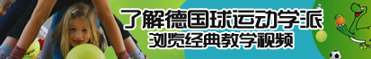 操你黑逼了解德国球运动学派，浏览经典教学视频。